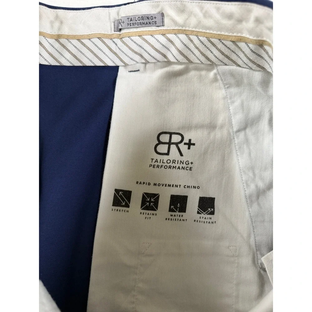 Banana‎ Republic Aiden Chino Slim Fit Stretch Cotton Magical Blue Men's 36x32